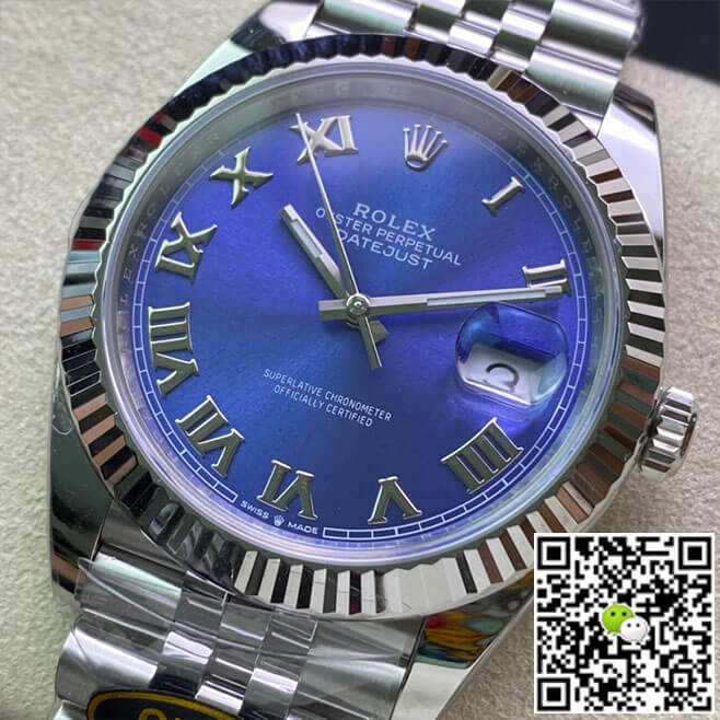 Replica R01ex Datejust M126334-0026 1:1 Best Edition Clean Factory Blue Dial