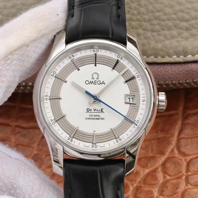 Replica 0me*ga De Ville 431.33.41.21.02.001 1:1 Best Edition VS Factory White Dial Swiss ETA8500