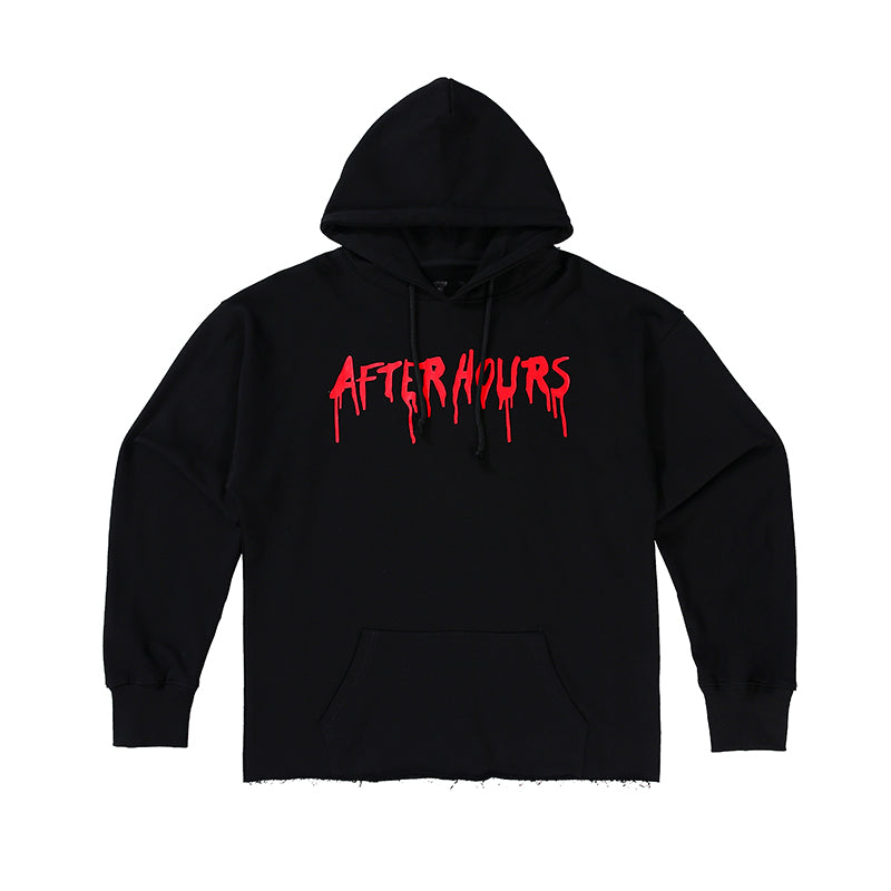 Vlone x The Weeknd Hoodie After Hours Blood Drip Sweatshirt 6667