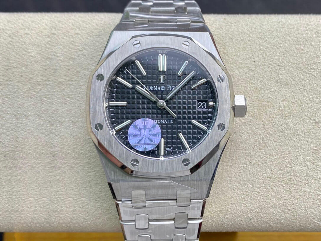 Replica Audemars P1g*et Royal Oak 15450 1:1 Best Edition JF Factory Black Dial