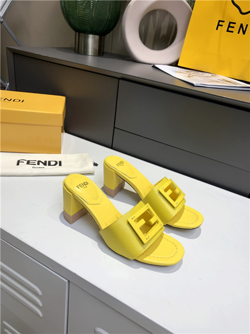 F**di thick heel sandals