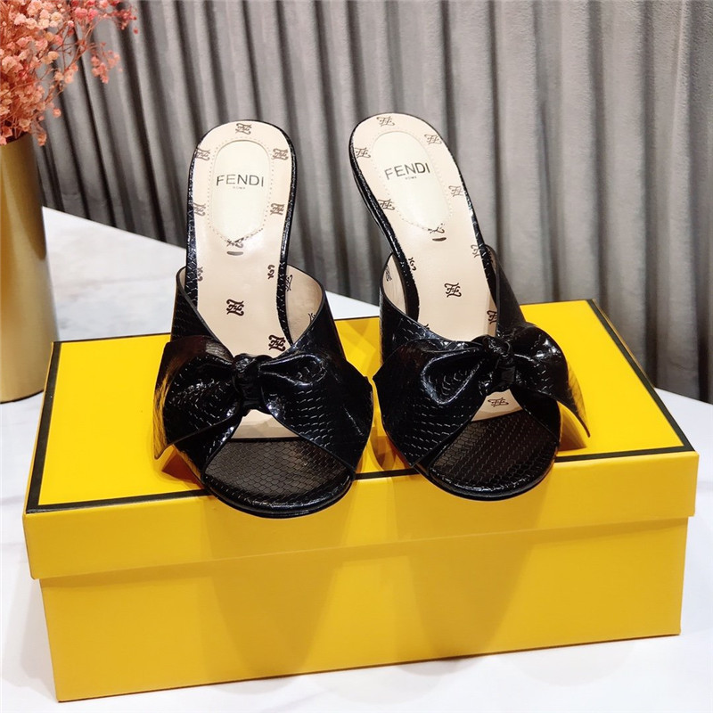F**di Dupes block heel sandals