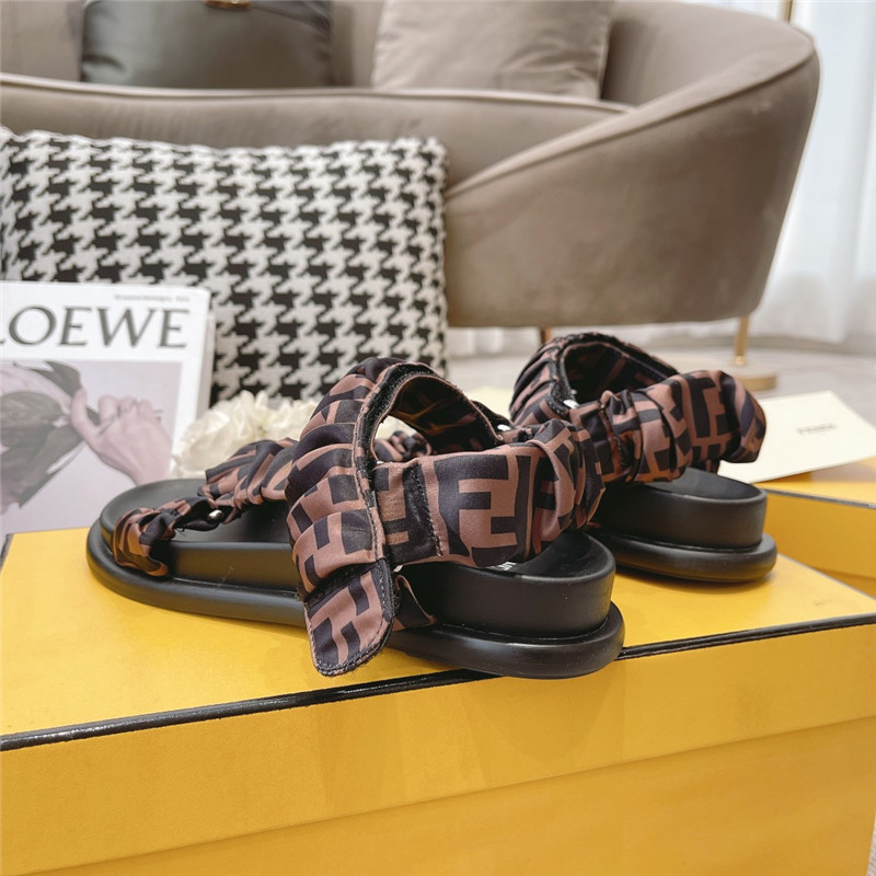 F**di letters webbing sandals