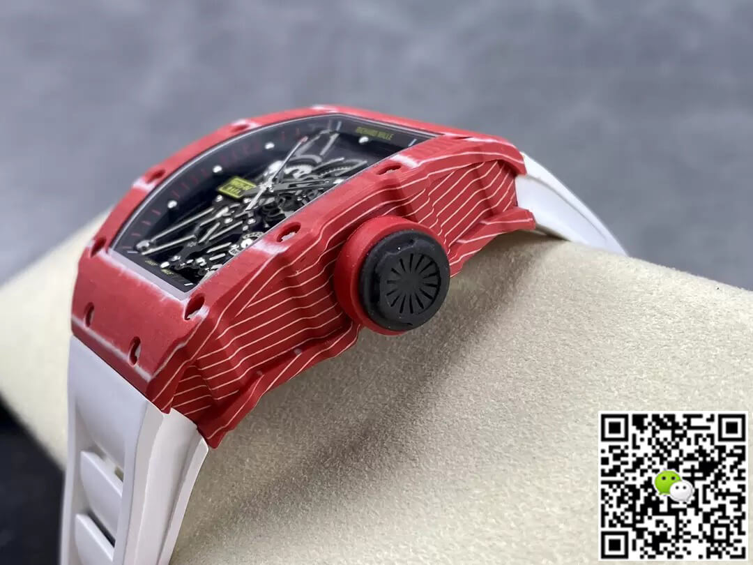 Richard Mille Replica RM35-02 1:1 Best Edition T+ Factory NTPT Carbon Fiber White Strap