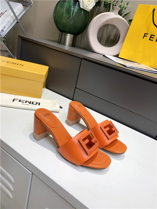 F**di thick heel sandals