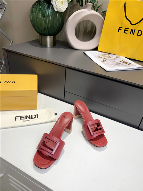 F**di thick heel sandals