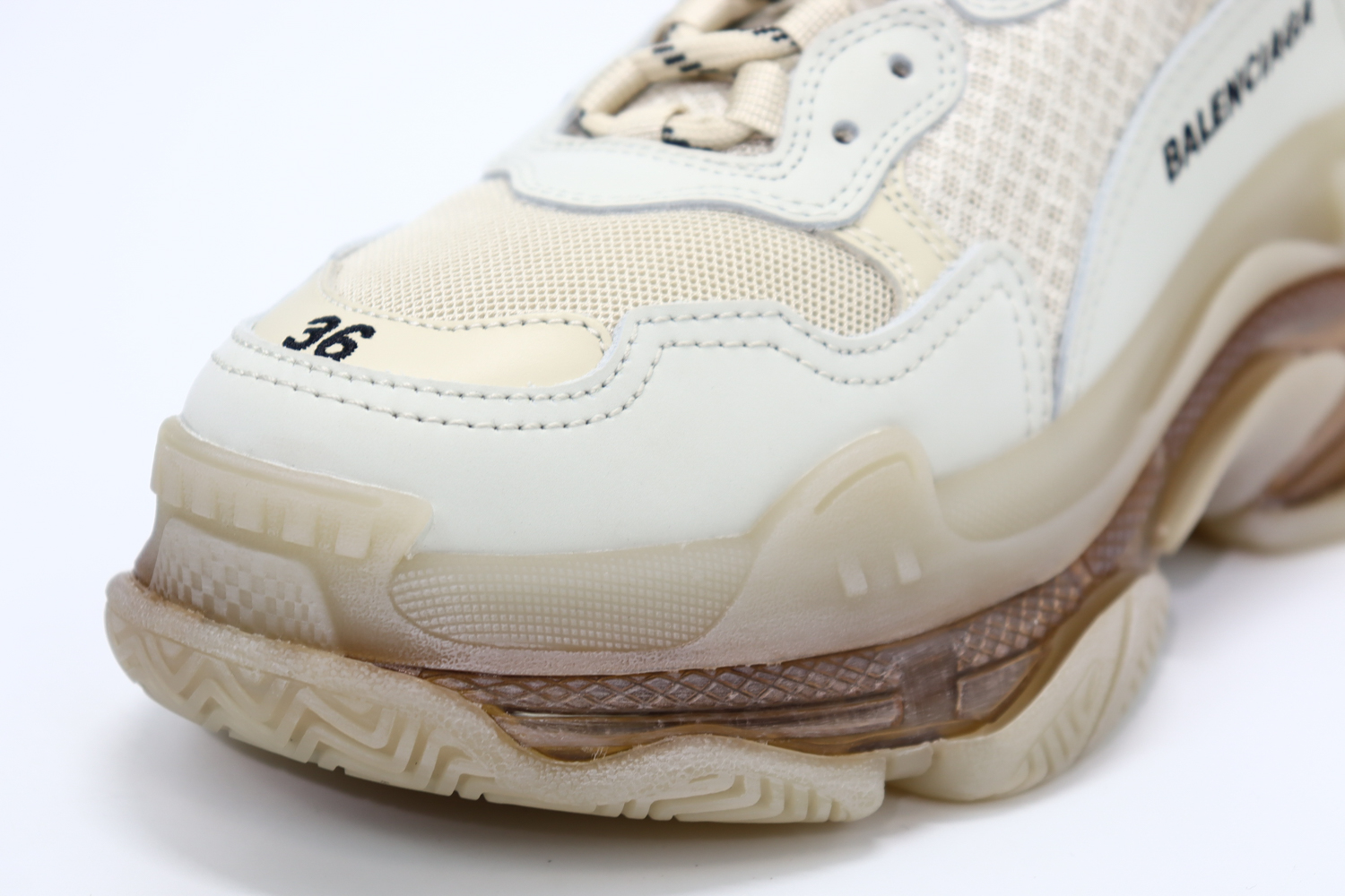 Ba1en*iaga Triple S -Champagne Replica