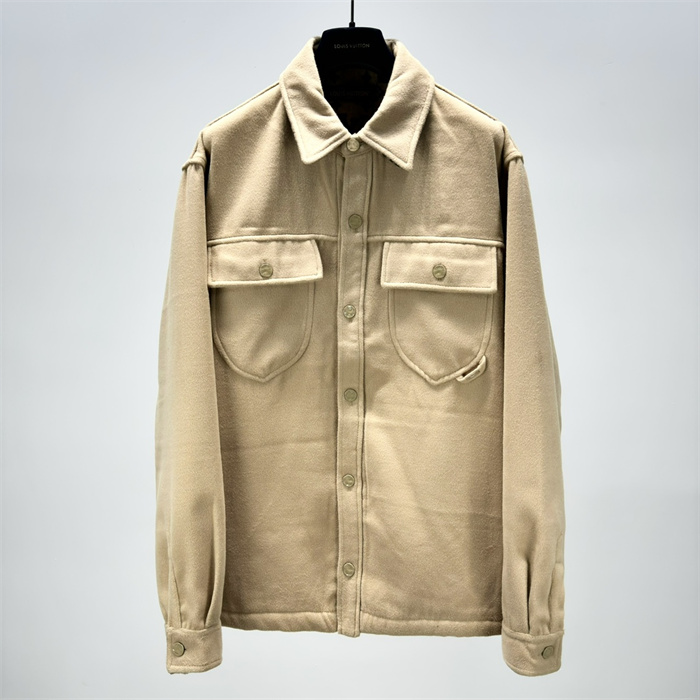 2024fw LV Leather Jacket Top Version